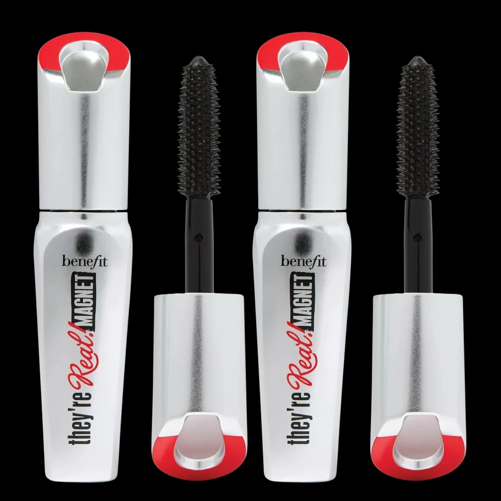 Benefit They're Real! Magnet Mascara - Silver and Red SET Of 2 Minis